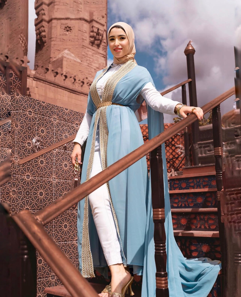 Long sleeves kaftan (WITHOUT BELT)