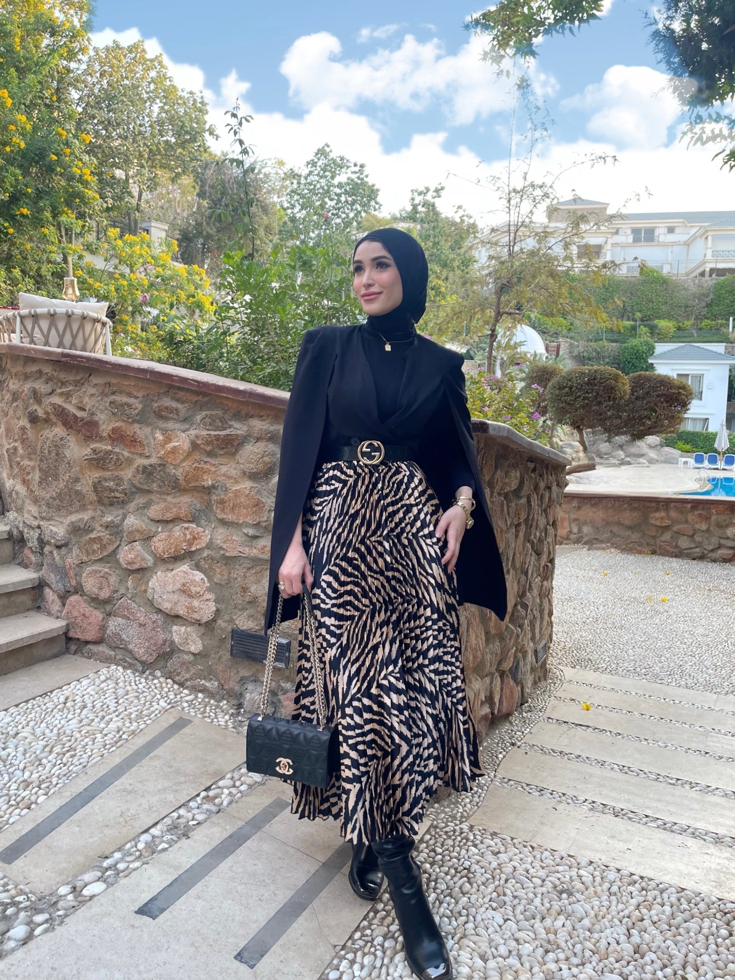 Leopard skirt