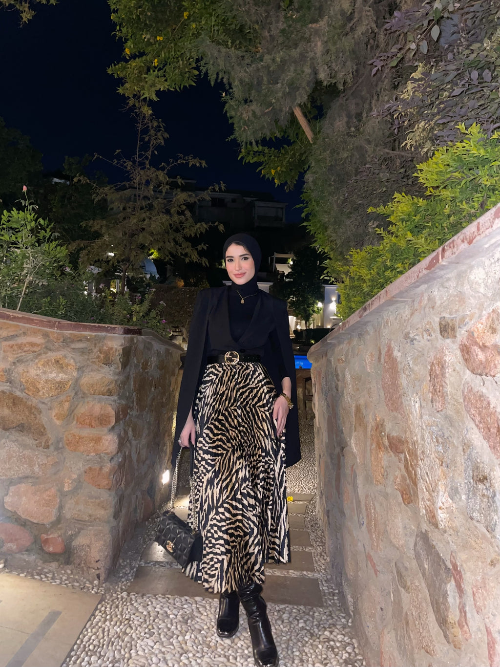 Leopard skirt
