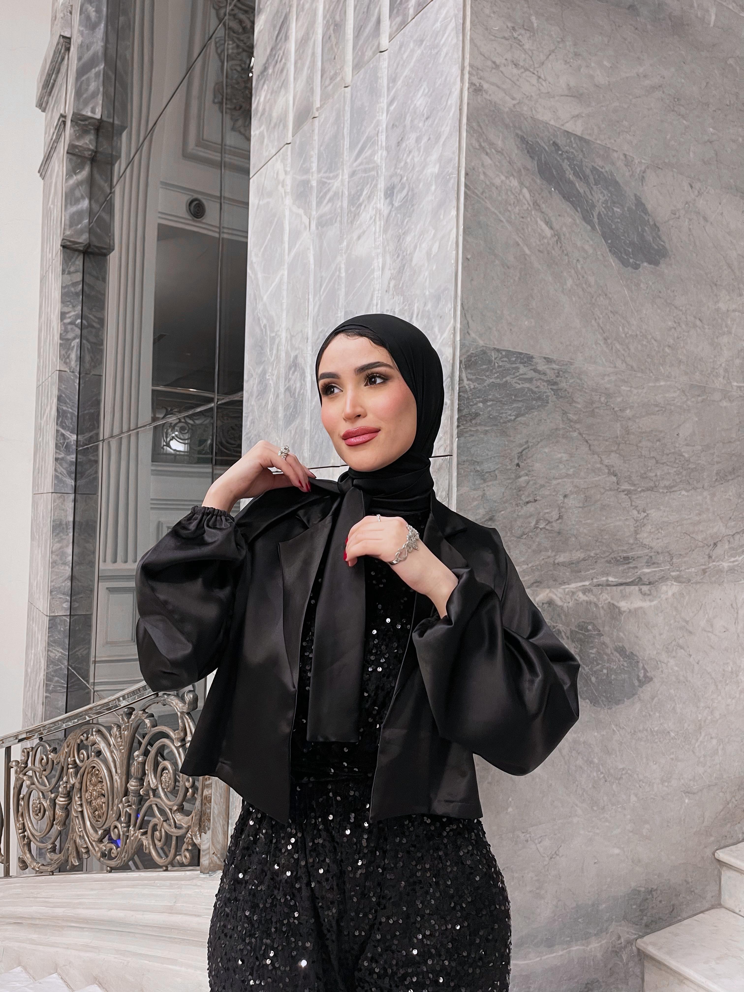 Satin blazer