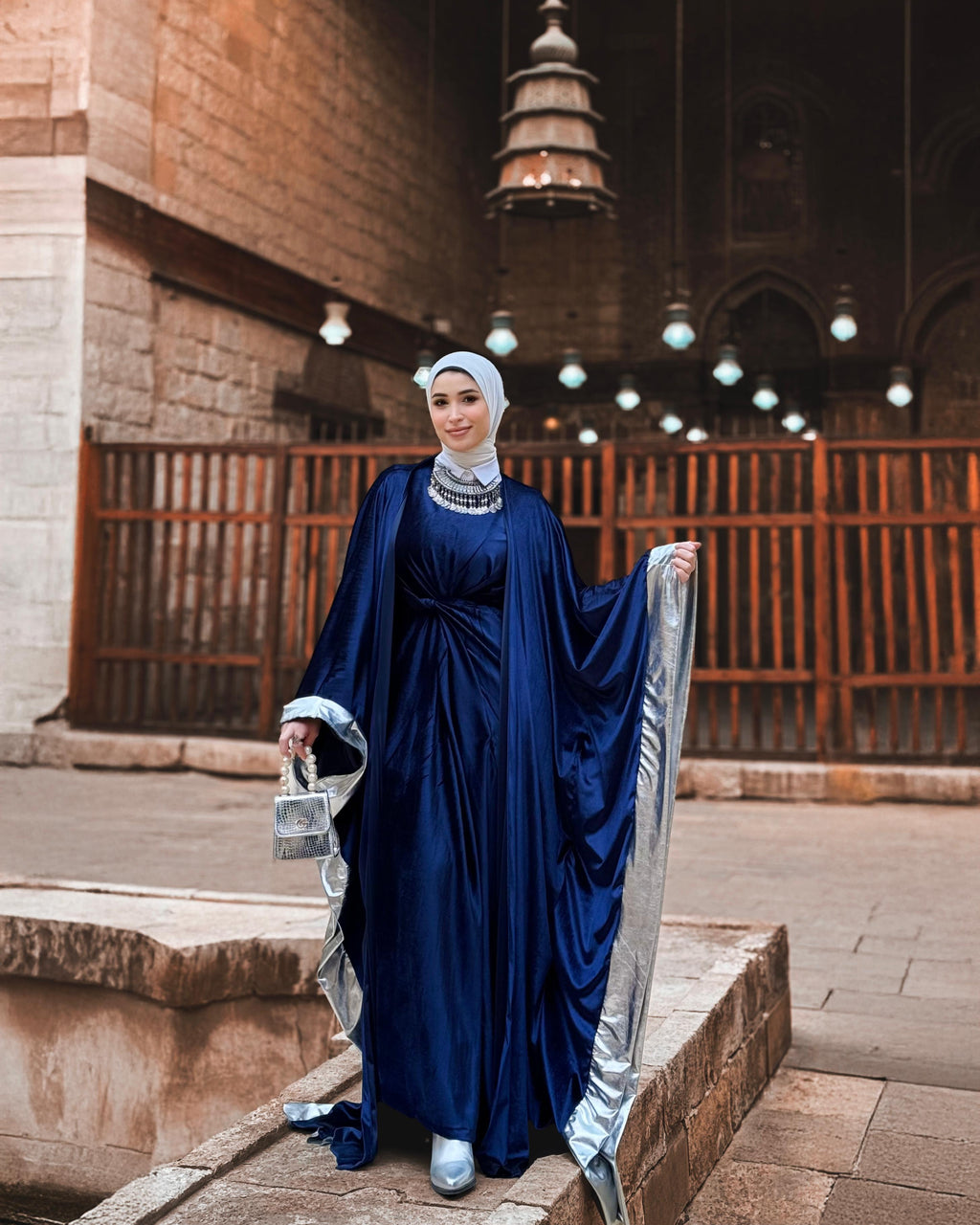 Butterfly kaftan Dress