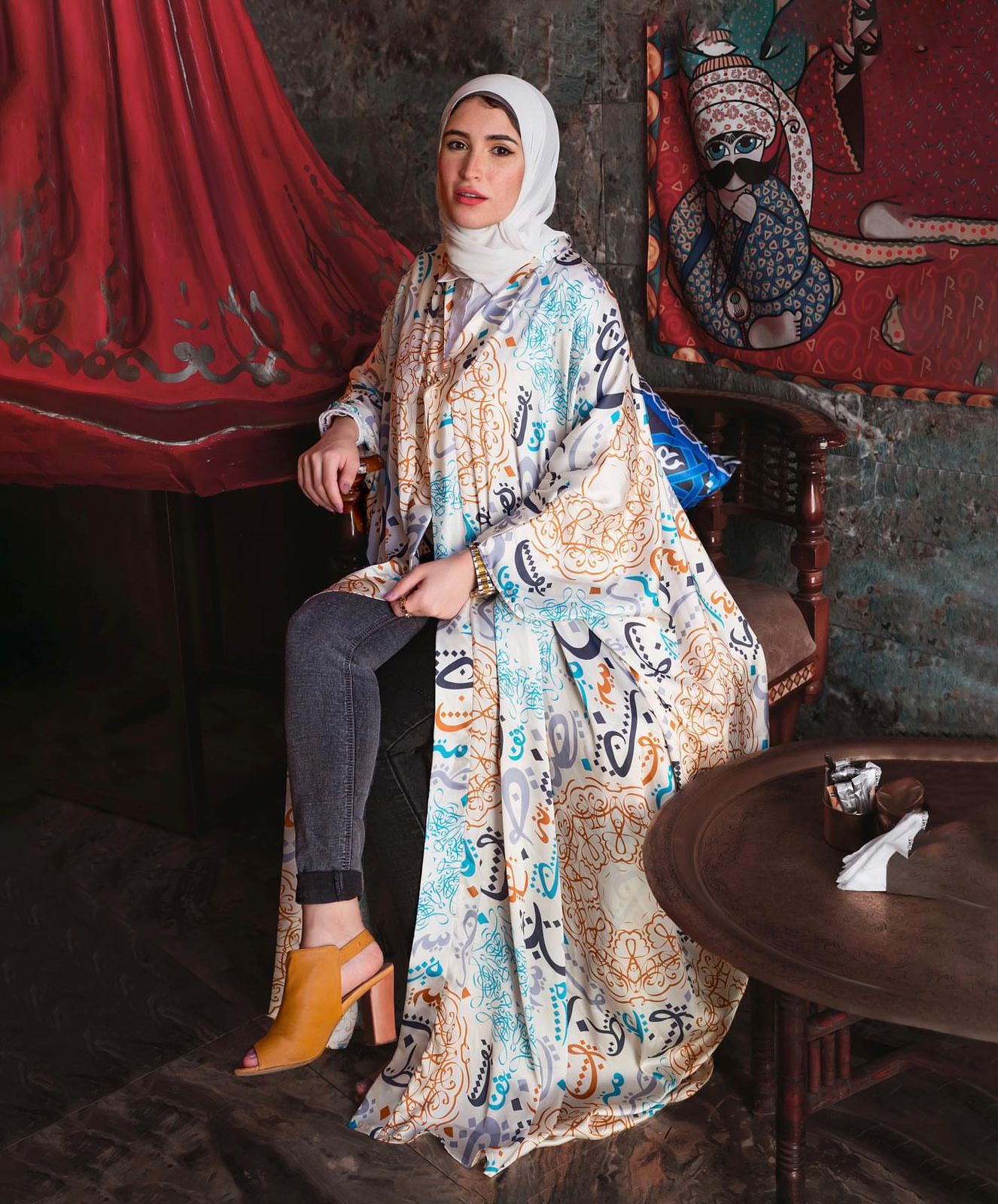 Arabic Letter kaftan