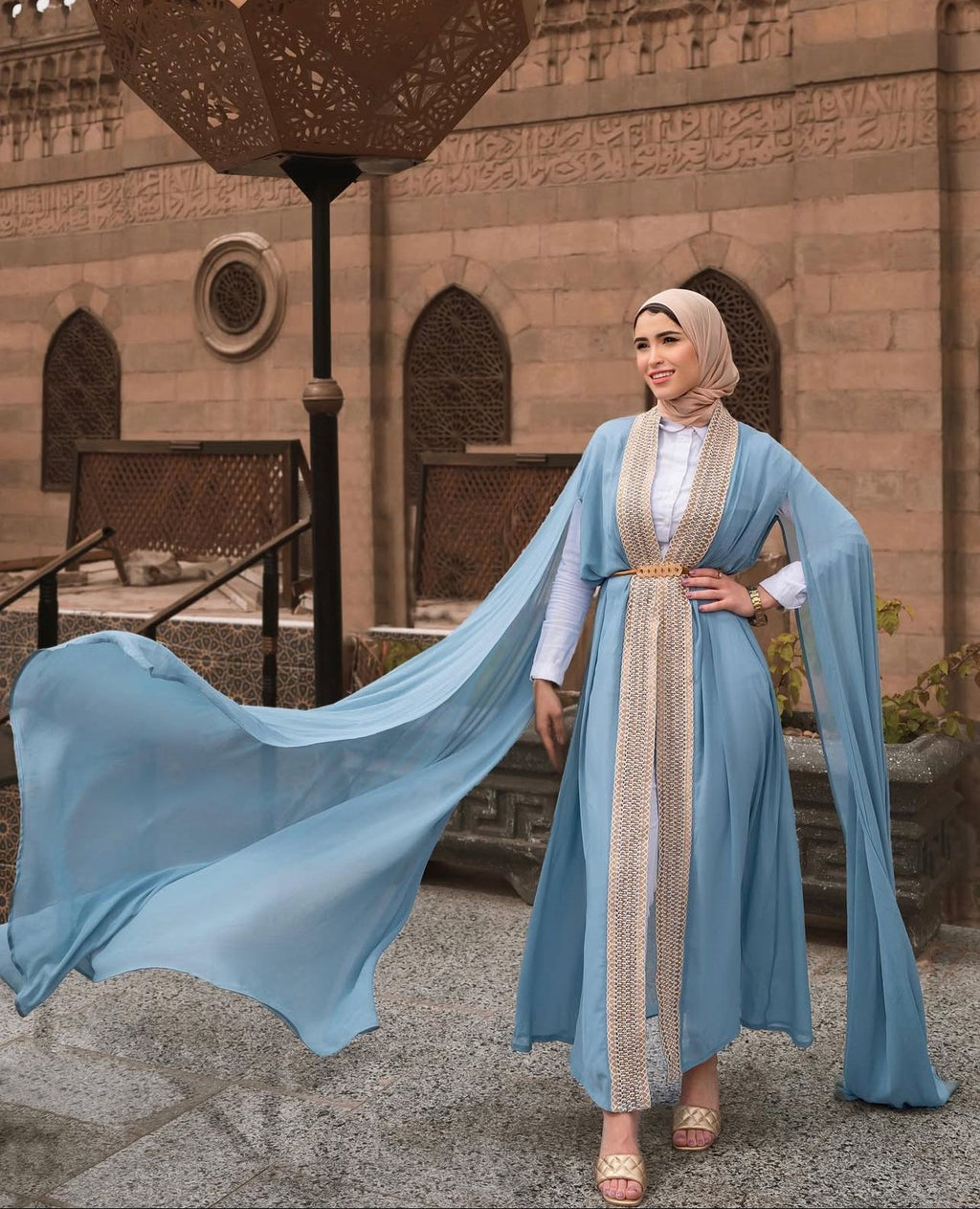 Long sleeves kaftan (WITHOUT BELT)
