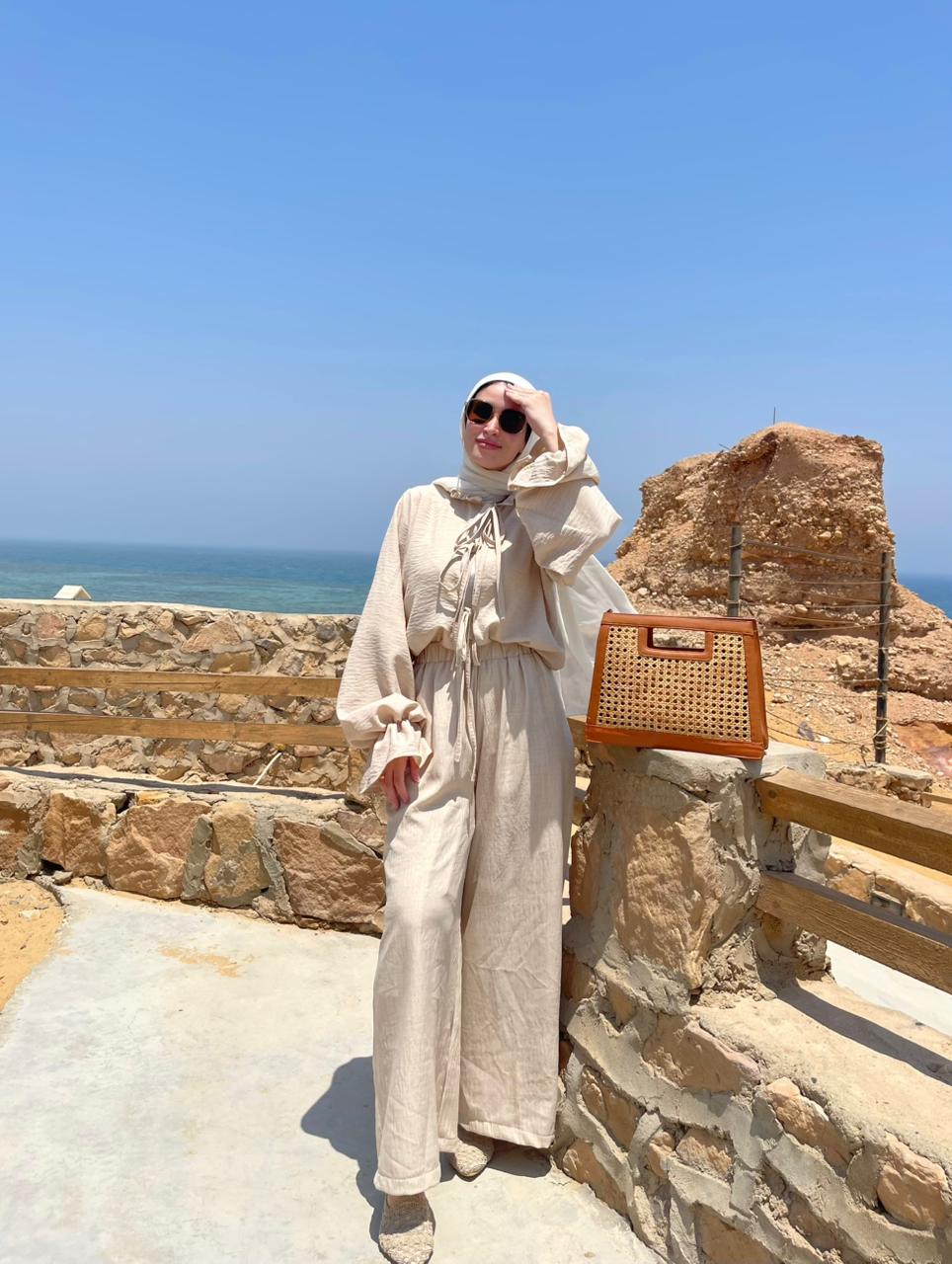 Sand linen set (2items)